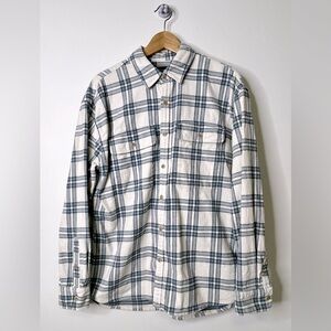 Abercrombie 90s Oversized Shirt - Medium - Blue Checkered
